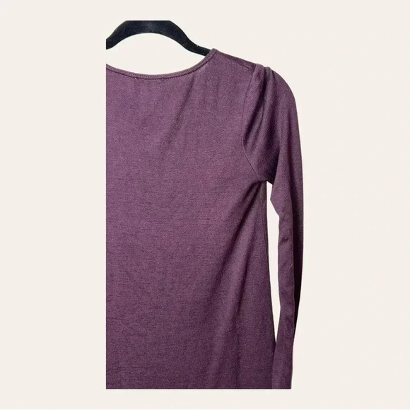 0380. ARITZIA WILFRED FREE PURPLE SWEATER DRESS‎ LONG SLEEVE SIZE XSMALL - Picture 8 of 10